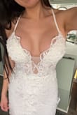 Love this dress and the quality of it! It was very nice material. If you love pearls and lace, this is the dress for you! - Geraldine R.