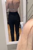 Definitely give them a try if you don't mind a thin, polyester feel to your pants. I'm not a fan of the material, but the rise and length are great so I'm going to give the bigger size a shot. The pleats are flattering if you are trying to conceal a pouch otherwise they give you one. Overall, worth trying if you are on the fence. Pics are of the small and I'm exchanging them for a medium. - Marline K.
