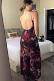 Absolutely LOVED this dress. I wore it for a cocktail engagement party on a yacht, and it was perfect. Material was great, open back was beautiful, and perfect for a night out. I have a relatively athletic build so I was a little worried about the style, but it turned out perfect! Also, I have relatively small bust, so I did not have to wear a bra. Ordered a medium. - Gianna R.