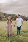 This dress was so perfect for my engagement photo shoot! It has the elegant and boho/flowy look I wanted for photos! The material is high quality. I was able to pull the straps tight enough I didn't even need to wear a bra. I just inserted a little padding. Thank you Lulus for the beautiful dress. I actually bought my wedding dress from Lulus too and I love it and can't wait to wear it in 5 months for our wedding! - Charity W.