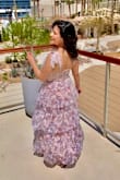 Flowy, fun, and the cutest color palette. You need this dress if you want something girly and comfortable to wear out and about. - Marlene N.