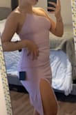 This dress is stunning! It adheres to your body shape making your curves pop so you get a mix of sexy while staying classy, which was what I was looking for. Runs a little bit big but not terrible. Don't overthink it, just buy it! - Alba G.
