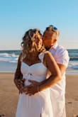 Ordered too small a size at first bc it runs a bit small. Once I got the size right, the dress was a no-brainer. It's even more beautiful than I imagined. It was absolutely perfect for my perfect day! - Stacy L.