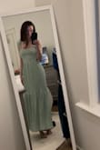 Obsessed with this dress and I can't wait to wear it on vacation and during the spring/summer months! The fit is perfect! Got an xs. Has a nice stretch where it doesn't feel too tight. The color is gorgeous!!! Highly recommend - Randa Z.
