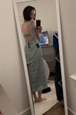 Fall in love with this beautiful sage green spring dress! The quality is just amazing and the straps can be tied to loosen or tighten the dress to your liking! Fits like a glove! Definitely will have a mimosa in hand while wearing this dress during the spring and summer months! Highly recommend - Randa Z.