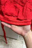 The underneath slip part is longer than the actual dress making the dress look cheap. It's also sewn inside out with the stitch pattern facing towards the outside. I've purchased several dresses from Lulus and never had this low of quality. - Kitanna S.