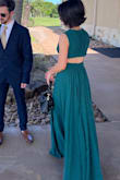 Needed a last minute dress for a wedding and as a typical size x-small/0 this was perfect. I'm 5'1" and wearing heels but I still had to get the bottom hemmed but it hugged me perfectly otherwise. - Nina R.