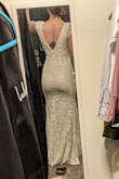 Bought this on final sale, plan on wearing for photos. I've gained weight so hopefully will fit in time! - Michelle M.