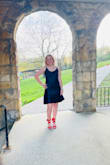 I got these shoes for my graduation and my sorority event and loved. They can tie different ways and git several compliments on the shoes. Easy to walk in. - Quinn R.