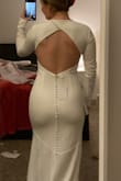 This dress was exactly what I wanted and fit amazing! I was impressed by the material and overall quality. I'll just need to do a few small alterations. I can't wait to wear this to my wedding! - Alison O.