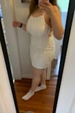 This dress worked excellent for my bachelorette. It fit true to size and looked great. No concerns. - Isabella P.