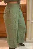 Pants are cute but cheap material. Giving SHEIN quality but costing triple the price, which makes it even more disappointing. Even though I usually wear a small size, they are a little snug on the tummy area. This is my second time purchasing from Lulus with my first order being a huge one. I think I will stick to Shein since I see no difference in their clothing quality! - Yesenia R.