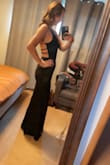 I ordered this dress for my cousin's wedding as a groomsmaid dress, aside from needing a bit of hemming done, which is normal. For every dress I order, it fits like a glove. I could not be happier! - Tifini T.