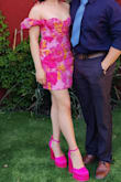 This dress is absolutely gorgeous but so incredibly STRESSFUL. The zipper in the back was faulty and it wouldn't go up past the waist unless forced after 1 million tries (and then some, and it wasn't guaranteed to work each time). I don't know if it was just the zipper on this particular dress, but also after finally getting it to close, it would immediately pop open after the zipper getting past the tricky point. I had to sew it shut. It also came with a couple rips because the embroidery is only on the top layer, which is EXTREMELY THIN AND DELICATE, which is what makes it look magical and beautiful, but very easy to snag and damage with any little pull (which I was having to do a lot of because of the zipper). It is very snug at the waist, which is very flattering, and the sleeves will NOT stay up, but I actually loved them off the shoulder. The bust also has ZERO support, but I don't have much that needs support so for me it was okay. But if you have more assets in that department, you probs need a bra. - Elisabet L.