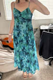 Perfect Spring wedding dress! Super flowy, comfortable soft fabric for dancing. I loved the color and the little slit. Got multiple compliments. - Katherine L.