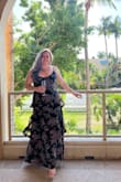 Love the material and colors. The slit was EVERYTHING! I got so many compliments and just felt so pretty in this dress. - Chelsea H.