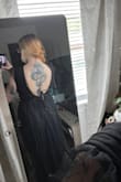 Normally I hate myself in dresses and have a hard time finding one that fits (I'm very large breasted). However this dress truly can fit any cup size. The only downfalls are that the straps tend to want to slide depending on how you move so use fabric tape for sure and its a longer dress so if you're short like me make sure to wear heels or get it hemmed! So happy to have found a dress that truly makes me feel beautiful for once. - Anna H.