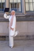 It fit so perfectly and was a great material (double lined so not see through at all, heavyish material but so elegant). Although it was super long so I had to hem it, did not mind doing this though. - Feride R.
