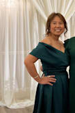 This dress was perfect for the wedding but just attended. It fit and hugged in all the right areas. Received lots of compliments. Loved the dress. - Na Y.