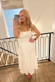 Wore this dress one night for my bachelorette in Rosemary Beach!!! It was so comfy and perfect for the beach. I got so many compliments and loved how it fit. - Rachelle A.