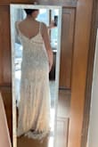 I absolutely love this dress! I was looking for a dress for a 10 year anniversary vow renewal, and after trying on many dresses, this dress is perfect! It is very flattering, elegant, and comfortable! And at the right price :) I cannot wait to wear it in July! - Julie K.
