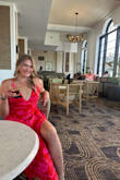 I got this dress for my brother's beach wedding. It fit perfectly and looked amazing. I got so many compliments! The colors were so pretty and vibrant! I felt like a movie star wearing it! - Sonaiah T.