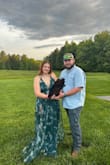 I got an XL and it fit really well but was a little long. It ended up being perfectly fine with heels though. It was super easy to nurse in and I got a lot of compliments. - Marilyn Y.
