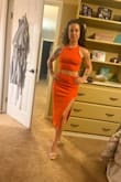Love everything about this dress! The color is gorgeous; it fits perfectly and hugs all the curves. Great quality and hides imperfections. And the top is very supportive so you can go braless! - Helena C.