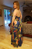 I ordered this for my friend's wedding this summer, and I loved it so much. I also wore it for the spring auction at my school! I got lots of compliments on it. I did sew up the front a little bit because I felt it was too low-cut for a work event. I can't wait to wear it again! - Rose H.