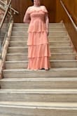 Fits beautifully, length is a good long, you have to wear it with heels for sure. Material comfortable and not itchy. Makes you feel so pretty and I got several compliments.:) - Sarai M.