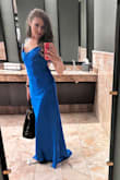 This dress was awesome! I felt very comfortable and sexy in it. Like a blue Jessica Rabbit with much smaller boobs! The xs fit me pretty well, which was good because I also ordered a small that got lost in the mail. Thank you to lulus customer service for the credit to my account - Hillary H.