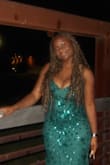This dress fit great, and the straps allowed for adjustments. I am a 34DD, did not wear a bra or use tape, and my boobs sat nicely. I am also 5'4", so the dress did drag on the ground, but some 3-inch heels fixed that. The sequins underneath the armpit area were a little uncomfortable but worth it in my opinion. I LOVED this dress!! - Ines C.