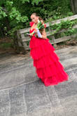 This dress is amazing! So many complements! 
The color perfection! - Mary E.