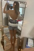 Okay! Honestly wasn't sure if this romper was for me but was convinced to keep it. I think, dolled up with wedges/boots, or sandals, jewelry, and a bow I'd feel better. It's super cute, and I wanted it to work. Again! Issues zipping up myself but keeping the soft super cute romper - Victoria S.