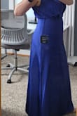 A very nice dress but not shiny satin like the pic online. Not quite what I was looking for but would be really comfortable. - Robin W.