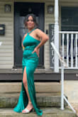 This was the only dress my daughter wanted for her prom. We purchased it online and prayed that it would fit and look good. The second she tried it on she was in love! It fit her perfectly!!! The color looked amazing on her. We couldn't have been more happy! - Christen L.