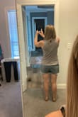 I was back and forth between getting a small or medium. Everyone said size up so I almost got a small but I don't like my shorts too short so I went with medium. They're perfect. I could have probably worn the small but the medium definitely feels better and has a little room. I'd rather that than too tight. They definitely have some give in the waist so order accordingly. They're really comfy and cute though. My only complaint is they no longer have them in white!  If that comes back in stock I'm definitely getting them! - Kasi H.