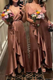 Perfect dress for bridesmaids!

I love the color and the material was perfect, so silky. Everyone complimented the dress, so happy with this purchase. I will definitely use it for another event. - Diana N.