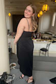 This dress was the perfect dress for my college senior gala! it fit well and supported in all the right places AND has adjustable straps!!! - Mackenzie P.