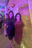 I wore this dress to my grand daughters quincenera, it was a hit!  The dress fits great. I originally ordered a medium but couldn't get the zipper past my rib cage. Returned and ordered the Large. It fit great around my ribs/chest but a little large around my hips - still looked great!  My daughter ordered the same in a black color and we were twins.  The material is nice, it is not see through as there is a built in slip and I didn't need to wear a bra, which is so unusual for me (trust me!) but it supported me and looked amazing. The only draw back I have seen with Lulus dresses is the zippers, that is definitely their weak spot. The zippers work but seem to be a bit fragile, just FYI. - Christine M.