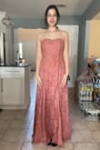 This dress fit perfectly - love the color and very comfortable! - Donna W.