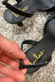 Fit is great! They are beautiful true to size. However the strap in the back makes it feel like they're bigger. The strap is loose made out of elastic so I was able to fix it myself but now the heels look cheaply made. You guys must fix this production issue! Otherwise, they are so cute. - Maria R.