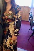 Wore this to a casual barn wedding with gold cowboy boots and it was perfect for the chilly day and occasion. Extremely comfortable and with the wrap waist, adjustable. Very versatile dress. You can dress it up or down. - Jennifer L.
