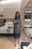 Beautifully made dress. Perfect for a beach wedding. Comfortable and very pretty in navy. - Beth N.