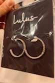 I purchased these for myself at a work gala. Gorgeous! I love that the stones show in the back to give more sparkle! - Kayla S.