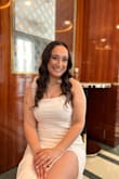 I love this dress! It was exactly what I was looking for for my bridal shower! The bows are so cute and the dress is a nice material. - Shira P.