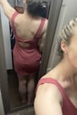 I bought this in 2022 when I was 10ish lbs heavier than I am now and back then it was too tight. I re-tried it on now in 2024 and it's way too loose in the hips. You can see in the photo it kinda sticks out at a point at the hips. It is very low cut as well, a little too low for my comfort level. I've never worn it anywhere, but I think it would still be cute on other body types and people who are more comfortable with those more plunge-y necklines. The measurements in this review reflect my current measurements and not those from 2022. Sorry for the weird lighting in the one photo; my fluorescent light sometimes does that with my phone - Hannah A.