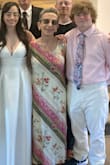 So a little backstory, I fell in love with a 700 dollar dress from David's Bridal, but decided I couldn't possibly spend that much on a dress I'd wear once. I was suggested Lulu's from a few people and I'm so thankful I ordered this dress! I did size up to a large after reading the reviews, and I agree that the waist would've been too tight if I ordered a medium. I did get the dress altered to fit my shoulders and the length of the dress, and she added a mesh insert on the bust.  I used a coupon so the dress was less than $100, which is such a steal for how perfect it is! It's classic, flattering, and simple, which is exactly what I wanted. The dress was comfortable, and I liked that it was a nice cut on my chest. I used a sticky backless push-up bra, which I had no problem finding and it stayed all day. Overall, really happy I purchased this dress, and it helped me stay within my budget! It was photographed so well. I would highly recommend getting your wedding dress from here. Thank you Lulu's!!! - Bailey S.