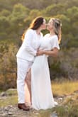 This dress made me feel so comfortable and beautiful on my wedding day. It fit great! - Desiree G.
