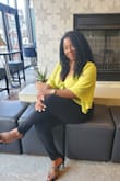 I wore to my Bday trip to Omaha for night out on the town! I looked amazing and all eyes were on me. I love how you're able to tie in order to hold the boobs up... No bra needed. - Shaniqua P.